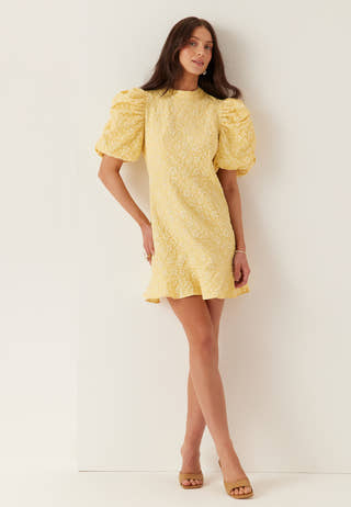 Vmfiona Ss High Neck Short Dress