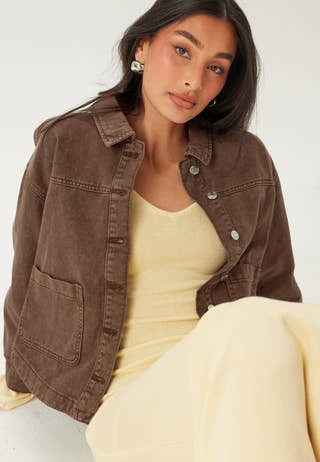 Vmjamie Ls Denim Shacket Mix N