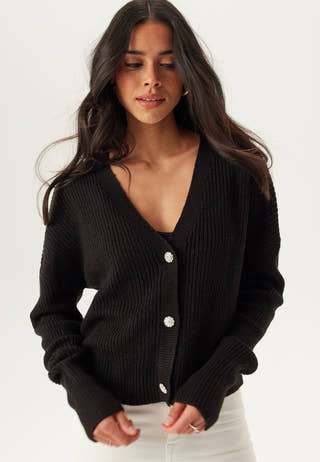 Vmlealight Ls V-neck Jewel Cardigan