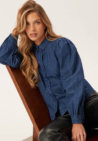 Vmnily Ls Dnm Shirt