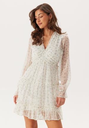 Vmsmilla LS frill short dress