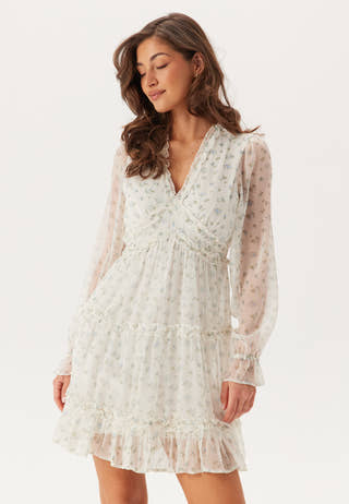 Vmsmilla LS frill short dress