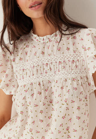 Vmtrine Sl Lace Top