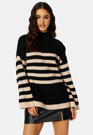 Ching High-Neck L/S Knit Top