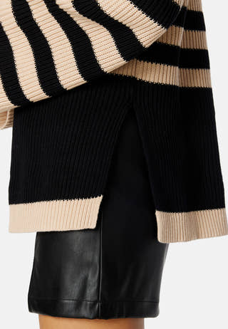 Ching High-Neck L/S Knit Top