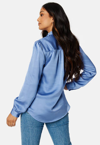 Ellette Satin L/S Shirt