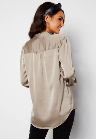 Ellette Satin L/S Shirt