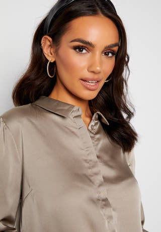 Ellette Satin L/S Shirt