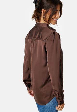 Ellette Satin L/S Shirt