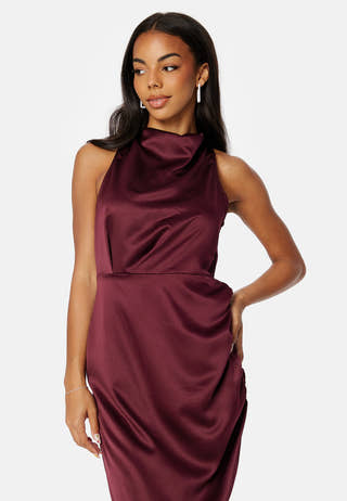 Ellie S/L Midi Wrinkle Dress