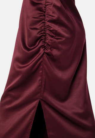 Ellie S/L Midi Wrinkle Dress