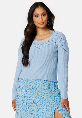 Emmy Sweetheart L/S Knit Top