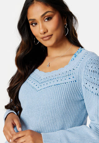 Emmy Sweetheart L/S Knit Top