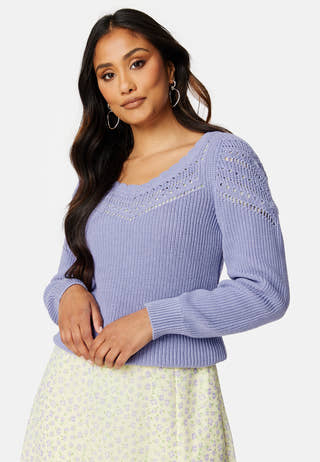 Emmy Sweetheart L/S Knit Top