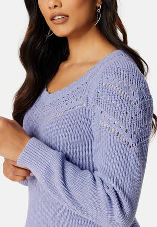 Emmy Sweetheart L/S Knit Top