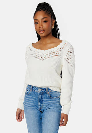 Emmy Sweetheart L/S Knit Top