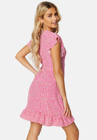 Fini Wrap S/S Short Dress