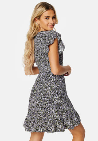 Fini Wrap S/S Short Dress