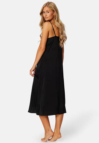 Ghita S/L Satin Lace Nighgown