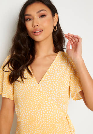 Lovie S/S Wrap Midi Dress