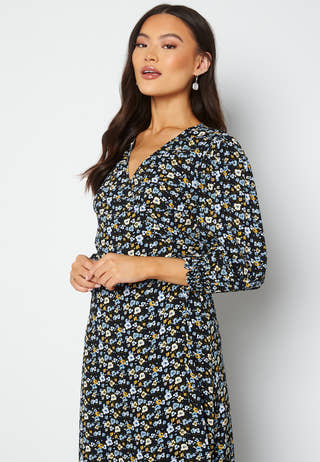 Lupisk 3/4 Wrap Dress