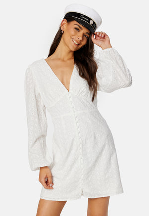 Malina Puff Sleeve Short Dress