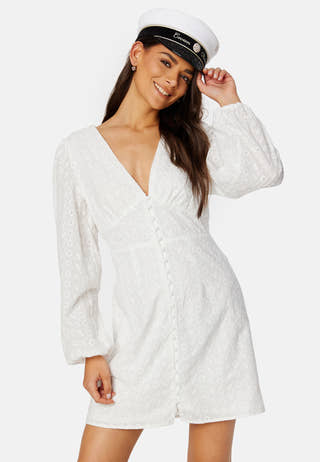 Malina Puff Sleeve Short Dress