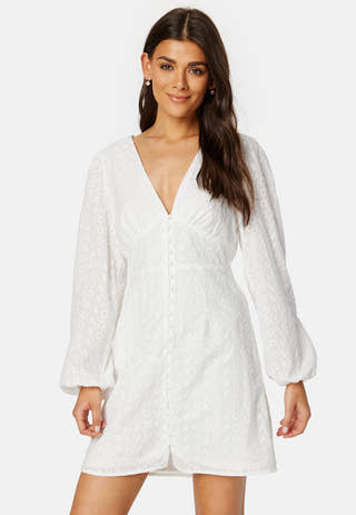 Malina Puff Sleeve Short Dress