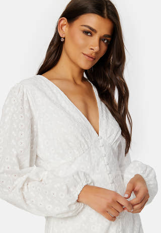 Malina Puff Sleeve Short Dress