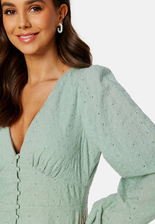Malina Puff Sleeve Short Dress