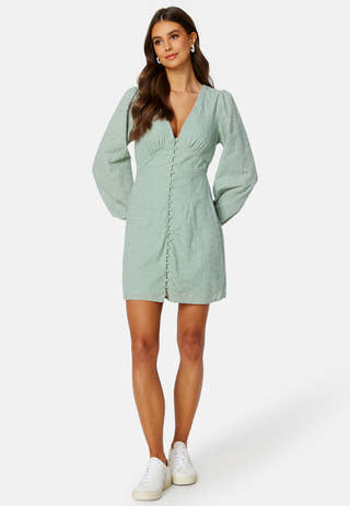 Malina Puff Sleeve Short Dress