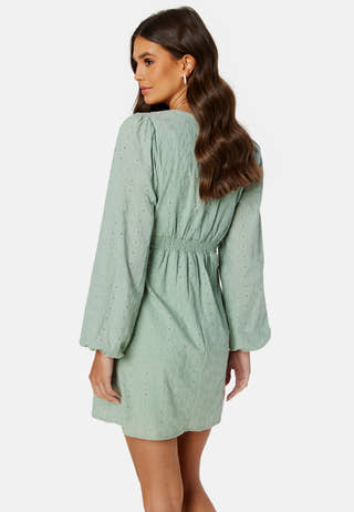 Malina Puff Sleeve Short Dress