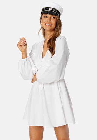 Malunse 7/8 Smock Waist Dress