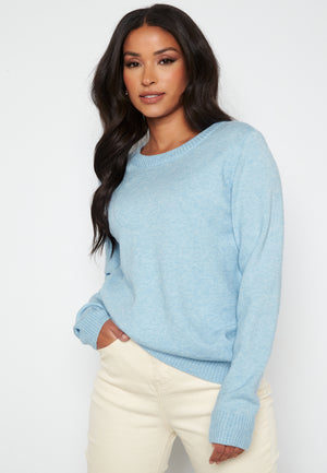Viril O-neck L/S Knit Top