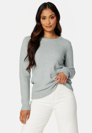 Viril O-neck L/S Knit Top