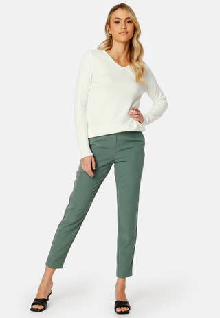 Ril L/S V-neck Knit Top
