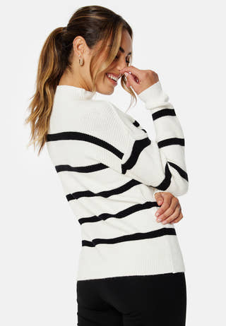 Viril Mockneck L/S Knit Rib Top