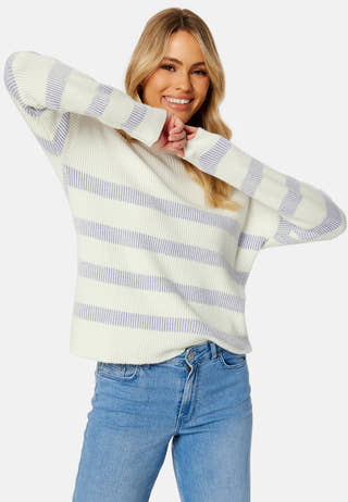 Ril Stripe L/S Knit Top