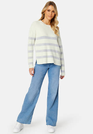 Ril Stripe L/S Knit Top