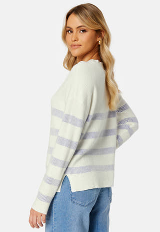 Ril Stripe L/S Knit Top