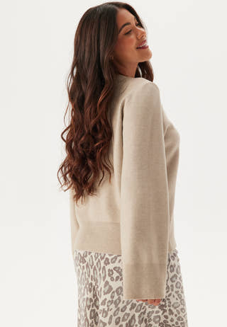 Vicassie O-neck L/S Knit Top