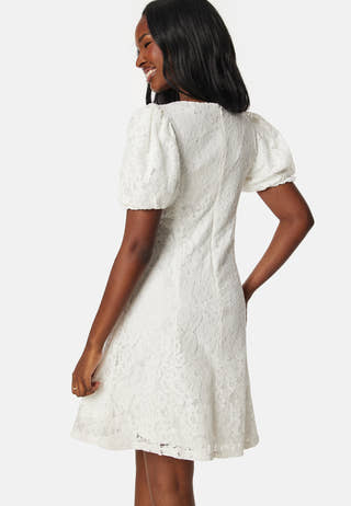 Vicava O-neck S/S Lace short dress