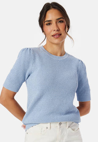 Vidalo O-Neck S/S knit top