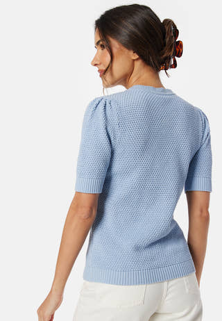Vidalo O-Neck S/S knit top