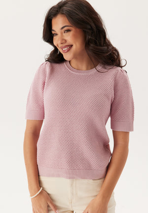 Vidalo O-Neck S/S knit top