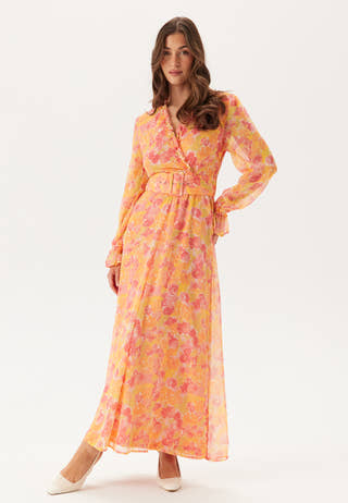 Viemma L/S BELT MAXI DRESS BEL