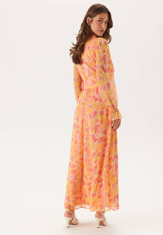 Viemma L/S BELT MAXI DRESS BEL