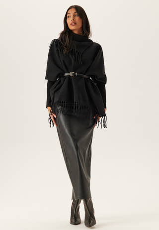 Vifjolira High Neck Poncho