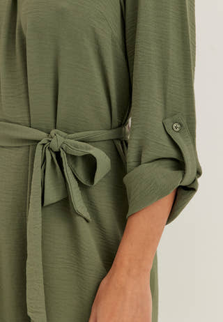 Vijosa 3/4 V-NECK DRESS