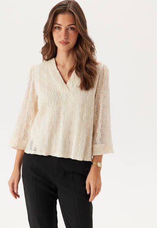 Vilumena V-neck 3/4 Top
